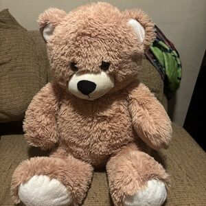 Adorable Tan Teddy Bear Plush Toy